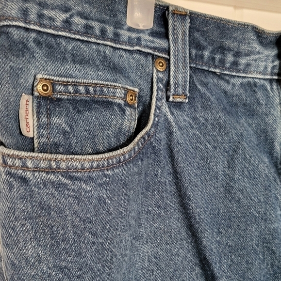 Carhartt Heavy-duty Medium Wash Jeans - Picture 2 of 10